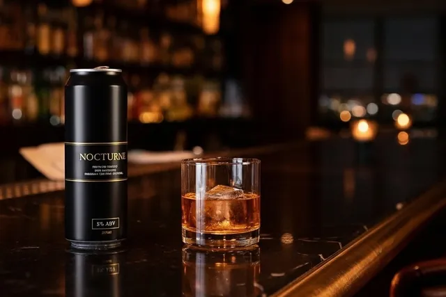 Bar de hospitalidad representando la expansión de NOCTURNE por las Américas