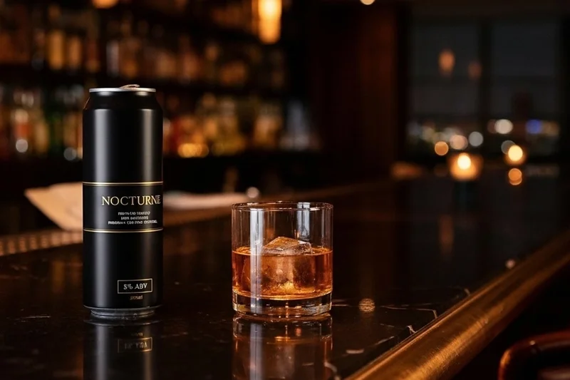 Bar de hospitalidad representando la expansión de NOCTURNE por las Américas